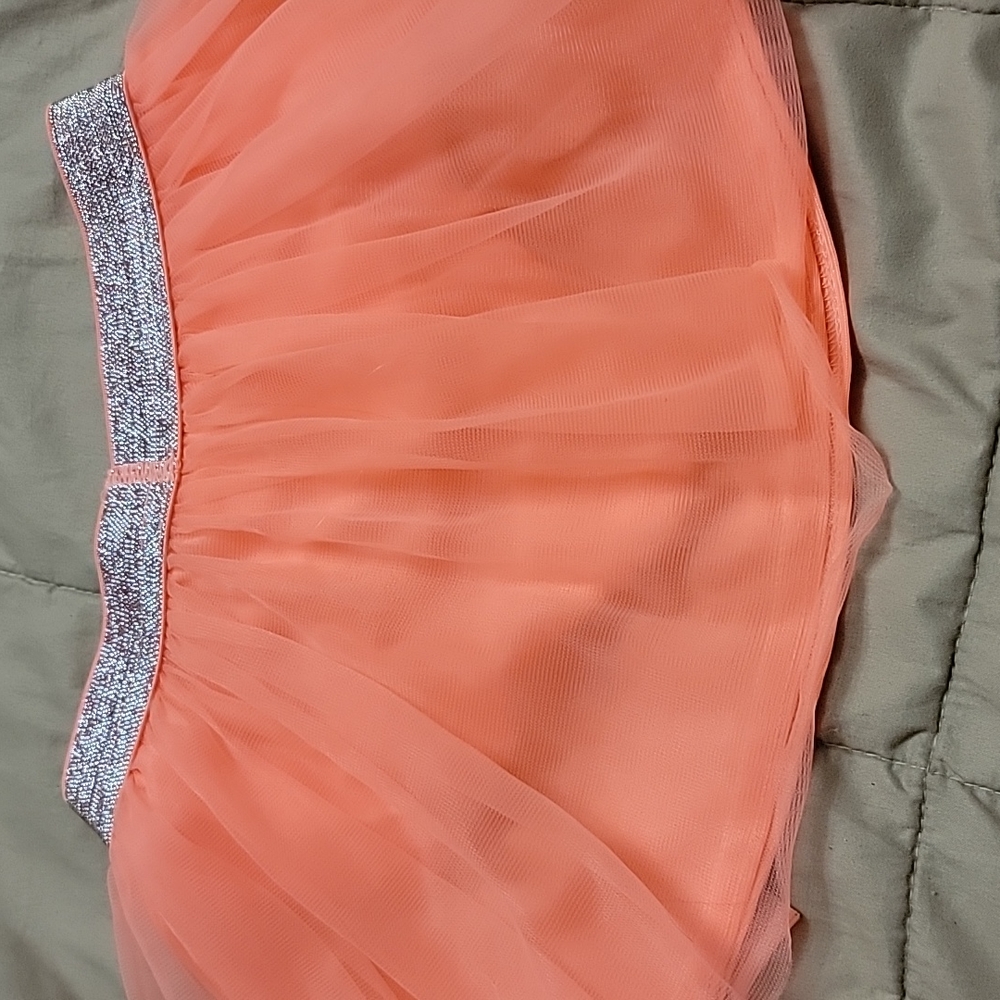 Toddler Girl Peach Tutu - Picture 5 of 7